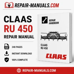 CLAAS RU 450 Repair Manual PDF Workshop Service Handbook