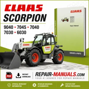 CLAAS SCORPION 9040 7045 7040 7030 6030 Repair Manual PDF