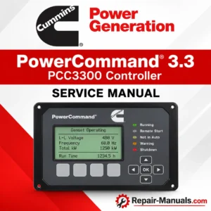 Cummins PowerCommand 3.3 PCC3300 Controller Service Repair Manual PDF
