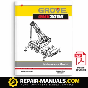 GROVE GMK 3055 Maintenance Manual