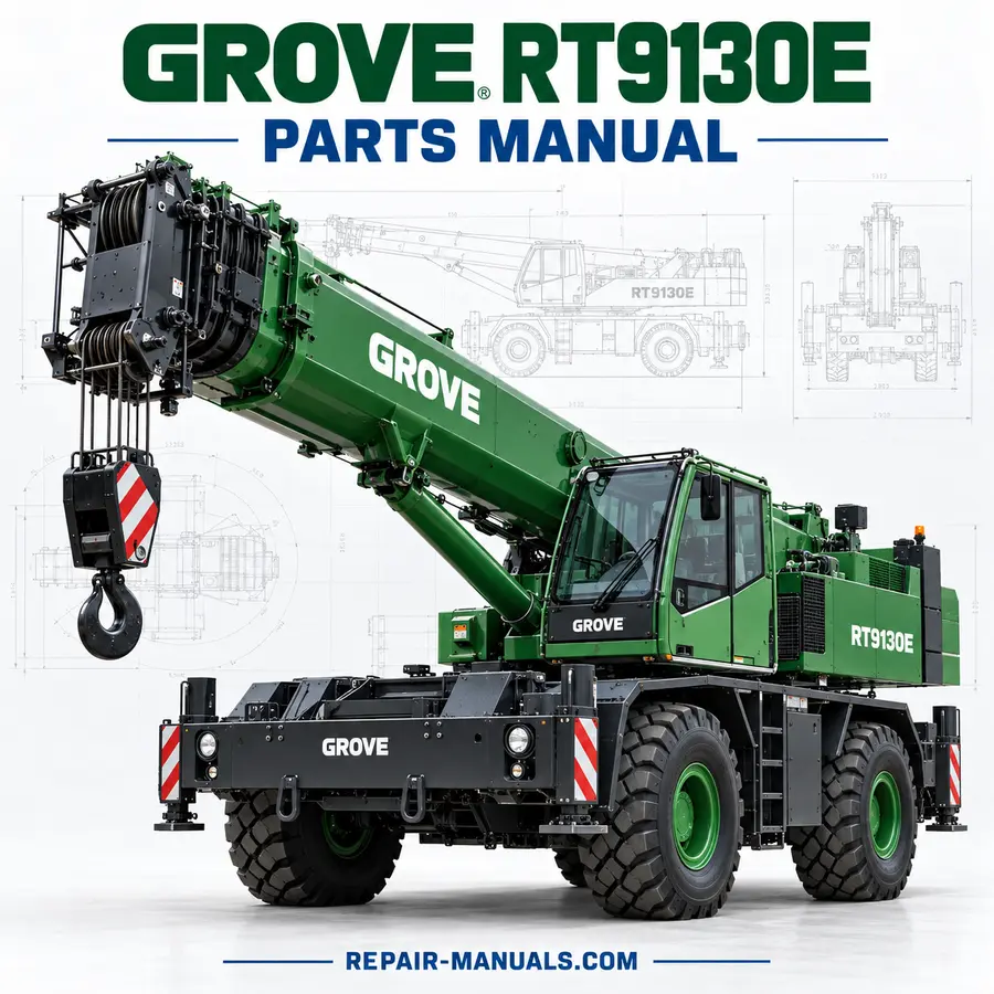 Grove RT9130E Rough Terrain Crane Parts Manual PDF