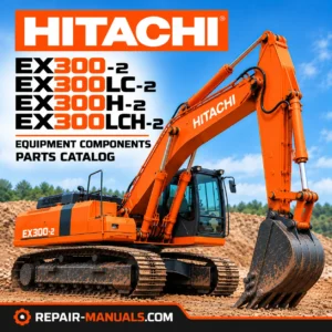 Hitachi EX300-2 EX300LC-2 EX300H-2 EX300LCH-2 Equipment Components Parts Catalog PDF