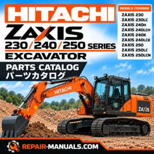 Hitachi ZAXIS 230 240 250 Parts Catalog PDF Download