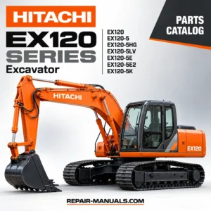 Hitachi EX120 Series Excavator Parts Catalog PDF – EX120, EX120-5, EX120-5HG, EX120-5LV, EX120-5E, EX120-5E2 and EX120-5K