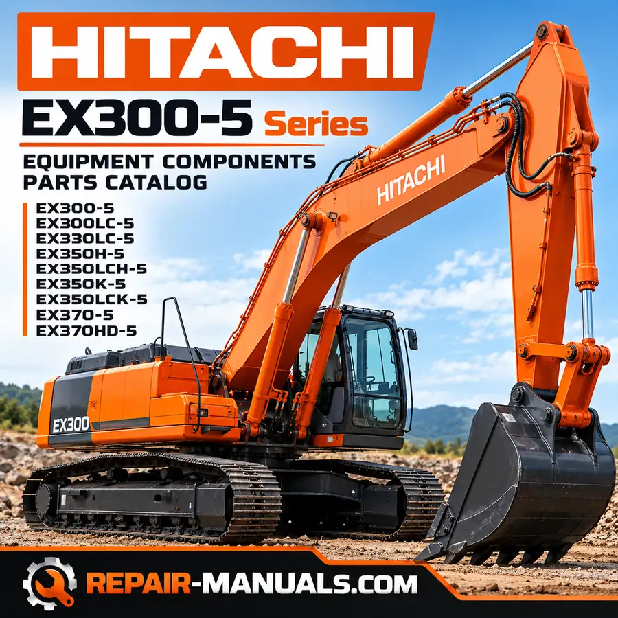 Hitachi EX300-5 Series Excavator Parts Catalog PDF